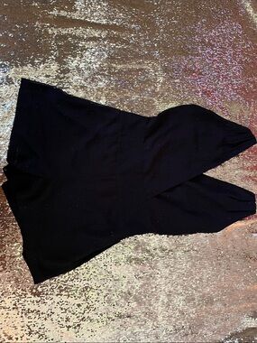 bebe Black Evening shorts with Subtle Sheen